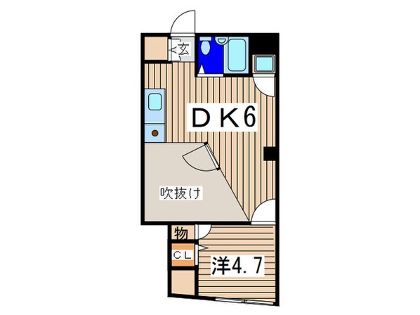 石留ビルの物件間取画像